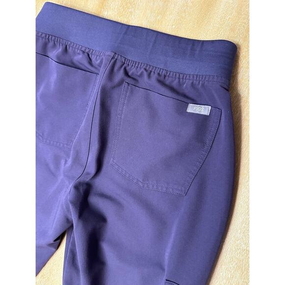 Figs Zamora Jogger Scrub Pants PURPLE SHADOW XS Petite - Picture 8 of 8